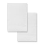 Grand Royal T250 Blend Plain Matt Weave, Queen Pillowcase, 21x36 FS, White
